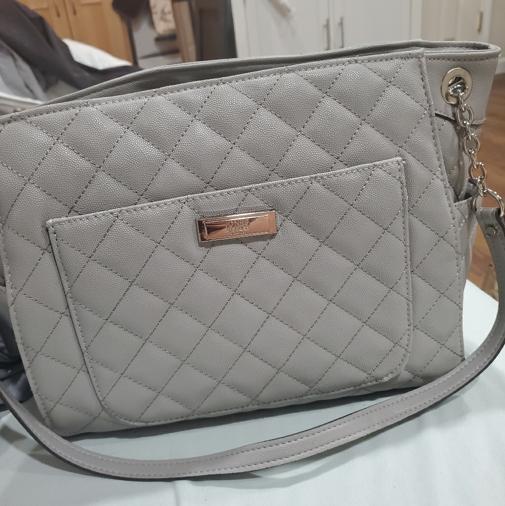 Jones NY gray pocketbook